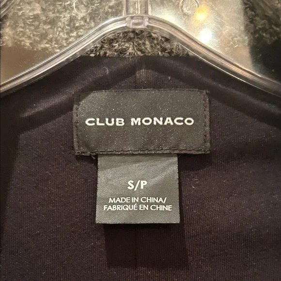 Club Monaco Heather Gray Sleeveless Open-Front Vest size S - Picture 2 of 4